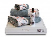 Подарочный набор полотенец La Maison с парфюмом - Della Irmak (Turkey), 3 штуки